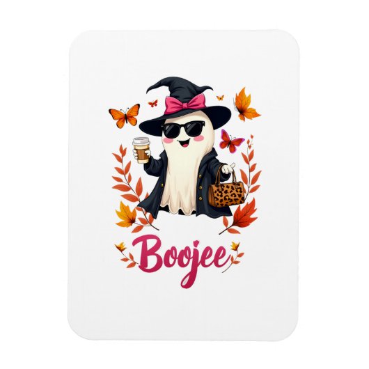 Magnet Flexible Éffrayant Halloween Boojee Sassy Classy Ghost (Vertical)