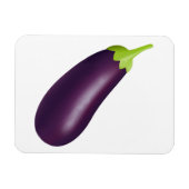Magnet Flexible Eggplant Emoji (Horizontal)