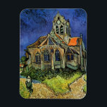 Magnet Flexible Eglise d'Auvers par Vincent van Gogh<br><div class="desc">L'église d'Auvers par Vincent van Gogh est une peinture architecturale de post impressionnisme d'art vintage. Vue extérieure d'une église aux vitraux et personnage se dirigeant vers la Chapelle par un chemin pavé. À propos de l'artiste : Vincent Willem van Gogh (1853-1890) fut l'un des peintres Post impressionnistes les plus célèbres...</div>