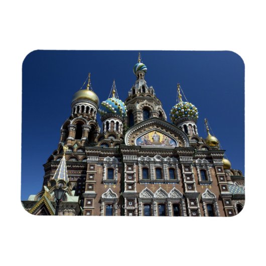 Magnet Flexible Église de Saint-Pétersbourg, Russie (Horizontal)