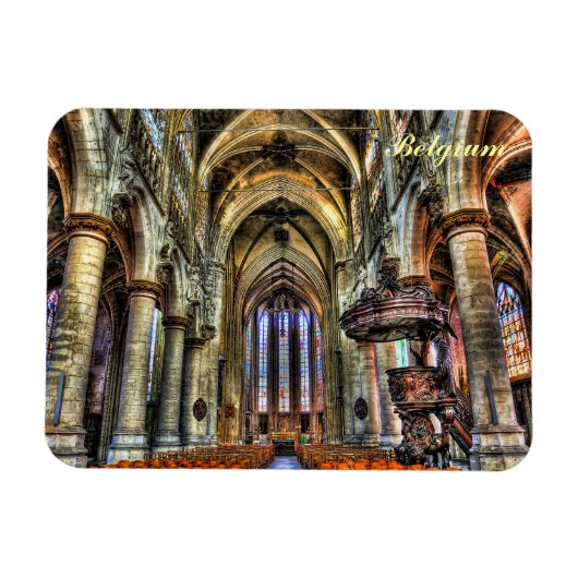 Magnet Flexible Église en Belgique (Horizontal)