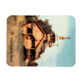 Magnet Flexible Église russe en bois (Horizontal)