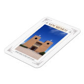 Magnet Flexible Église sacrée pueblo de New mexico (Côté Gauche)