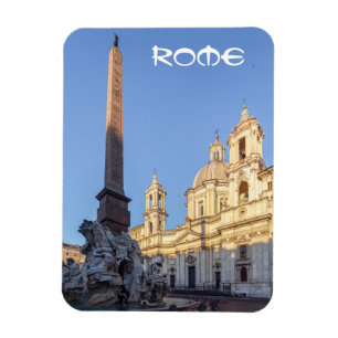 Magnet Flexible Eglise Sant Agnese sur la Piazza Navona - Rome