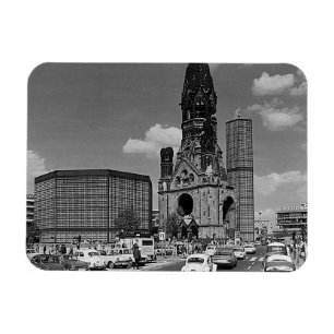 Magnet Flexible Église vintage du Souvenir de Berlin-Kaiser-Wilhel