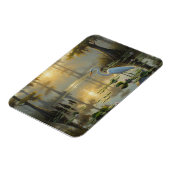 Magnet Flexible Egrets in Everglades National Park Morning (Côté Gauche)