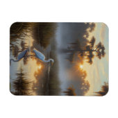 Magnet Flexible Egrets in Everglades National Park Morning (Horizontal)