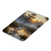 Magnet Flexible Egrets in Everglades National Park Morning (Côté Gauche)