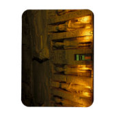 Magnet Flexible Égypte, Abu Simbel, Façade éclairée du petit (Vertical)