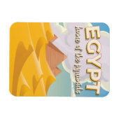 Magnet Flexible Egypte - Accueil des Pyramides affiche de voyage (Horizontal)