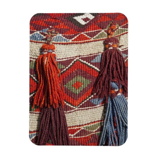 Magnet Flexible Egypte, Gizeh. Couverture de chameau aux Pyramides (Vertical)