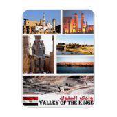 Magnet Flexible Egypte - Vallée du Roi - Mosaïque - (Vertical)