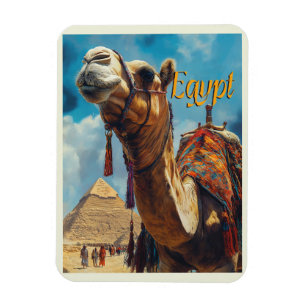 Magnet Flexible Égypte Vintage voyage des pyramides de Gizeh