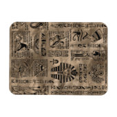 Magnet Flexible Egyptian hieroglyphs and deities (Horizontal)