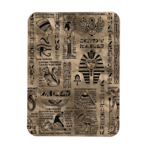 Magnet Flexible Egyptian hieroglyphs and deities