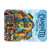 Magnet Flexible El Caminito Argentine (Horizontal)