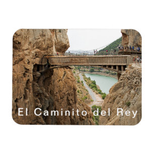 Magnet Flexible El Caminito del Rey. Vue 2 Pont sur l'abîme.