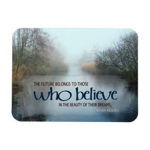 Magnet Flexible Eleanor Roosevelt Citation Inspirationnelle "L'ave