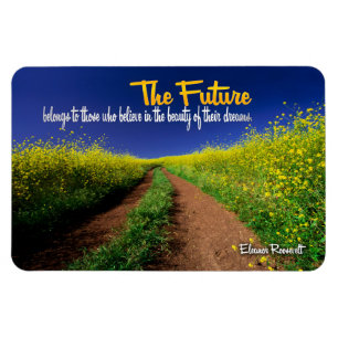 Magnet Flexible Eleanor Roosevelt Citation Inspirationnelle "L'ave
