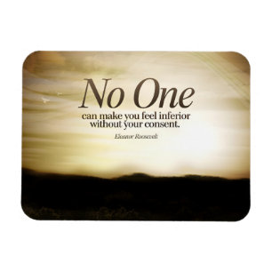 Magnet Flexible Eleanor Roosevelt Citation Inspirationnelle "Perso