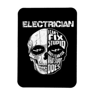 Magnet Flexible Electricien Je ne peux pas réparer un cadeau de cr