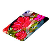 Magnet Flexible Élégance électrique en rose (Côté Gauche)