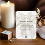 Magnet Flexible Elegant and Simple Bow Theme Wedding Shower<br><div class="desc">Celebrate love with timeless style! Our *Elegant and Simple Bow Theme Wedding Shower* design is the perfect way to honor the bride-to-be who’s about to "tie the knot." Featuring a clean, modern layout accented with a delicate bow motif, this design brings a soft, feminine charm that’s effortlessly chic. Ideal for...</div>