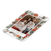 Magnet Flexible Elegant Botanical Citrus Frame Holiday Photo (Côté Gauche)