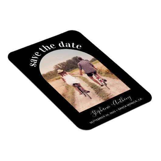 Magnet Flexible Elégant Cadre Arché Photo Enregistrer L'Aimant Dat (Côté Droit)