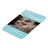 Magnet Flexible Élégant Chic Étincelant Lumières Photo Enregistrer (Côté Gauche)