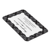 Magnet Flexible Elegant Damask Professionnel Business (Côté Droit)