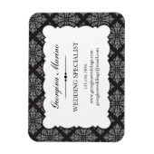 Magnet Flexible Elegant Damask Professionnel Business (Vertical)