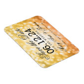 Magnet Flexible Élégant Enregistrer La Date Automne / Automne Part (Côté Droit)