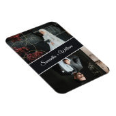 Magnet Flexible Élégant Et Moderne Personnalisé 2 Mariage Photo (Côté Droit)