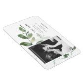 Magnet Flexible Elégant Eucalyptus Aquarelle Enregistrer la date (Côté Droit)
