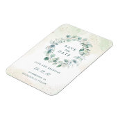 Magnet Flexible Elégant Eucalyptus Verdure Wreath Enregistrer La D (Côté Gauche)