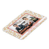 Magnet Flexible Elégant Gold Foil Holly Joyeux Marié Noël (Côté Gauche)