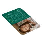 Magnet Flexible Elegant Gold PEACE et JOY 2022 Calendrier Photo (Côté Droit)