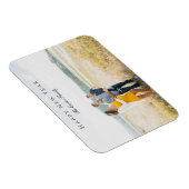 Magnet Flexible Élégant Joyeux Joyeux Nouvel An Script Photo Gross (Côté Droit)