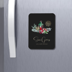 Magnet Flexible Élégant Lanterne minimaliste personnalisé Noël