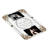 Magnet Flexible Élégant Mariage de coin vert et blanc de l'Olivier (Côté Droit)