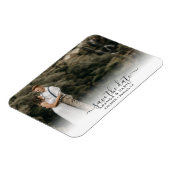 Magnet Flexible Élégant Mariage De Script Moderne Photo Enregistre (Côté Gauche)