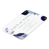 Magnet Flexible Élégant Mariage Fleur sauvage (Côté Gauche)