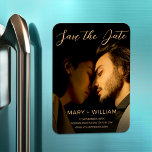 Magnet Flexible Élégant Mariage tendance Enregistrer la photo Date<br><div class="desc">Looking for a way to make your wedding save the invitations announcement stand out while staying true to your minimalist aesthetic ? Look no ther than our minimalist Wedding Save The Date Photo Trendy Furainet Featuring a clean and simple design, this magnet is the perfect way to announce your upcoming...</div>