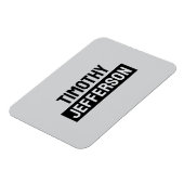 Magnet Flexible Elegant Modern Minimalist Own Name (Côté Gauche)