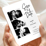 Magnet Flexible Elégant Moderne Photo Booth Wedding Enregistrer La<br><div class="desc">Le mariage de la cabine de photo magnétique moderne noir et blanc sauvez les dates sont la façon parfaite de faire ressortir votre jour de mariage! Non seulement ils donnent à vos invités une façon amusante de se souvenir de la date et de faire un gardien étonnant, mais chaque imprimé...</div>