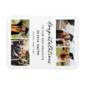 Magnet Flexible Elégant Moderne Photo Graduation (Horizontal)