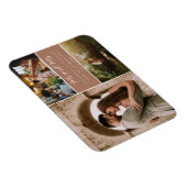 Magnet Flexible Elegant Mr et Mrs Merci Photo Collage (Côté Droit)