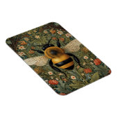 Magnet Flexible Elégant rétro bumblebee boho botanique floral art (Côté Droit)