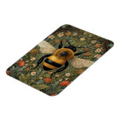 Magnet Flexible Elégant rétro bumblebee boho botanique floral art (Côté Gauche)